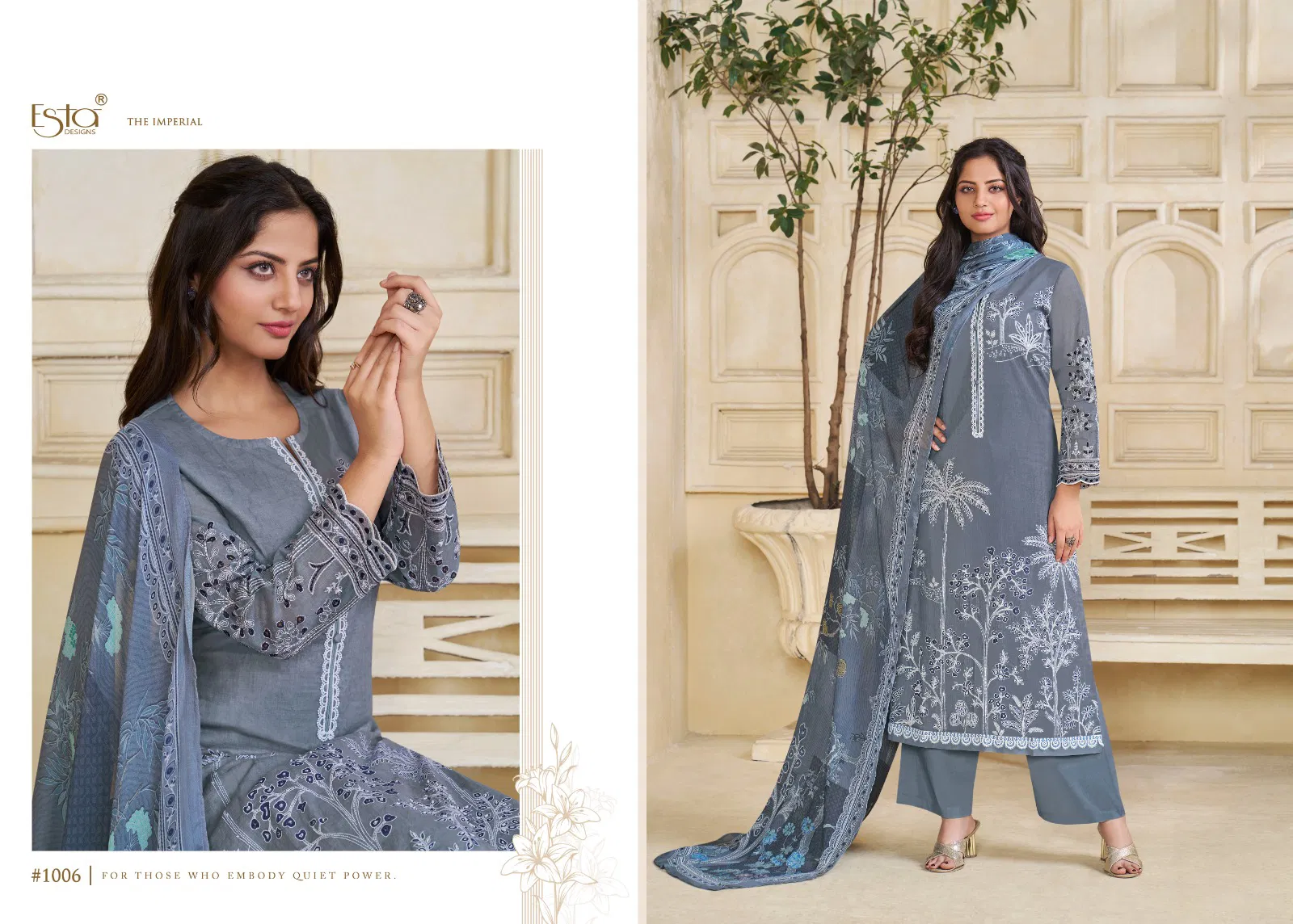 Enore By Irika Organza Printed Designer Dress Material Exporters In India